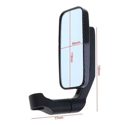 rearview mirror stereo reflector, Motorcycle rearview mirror
