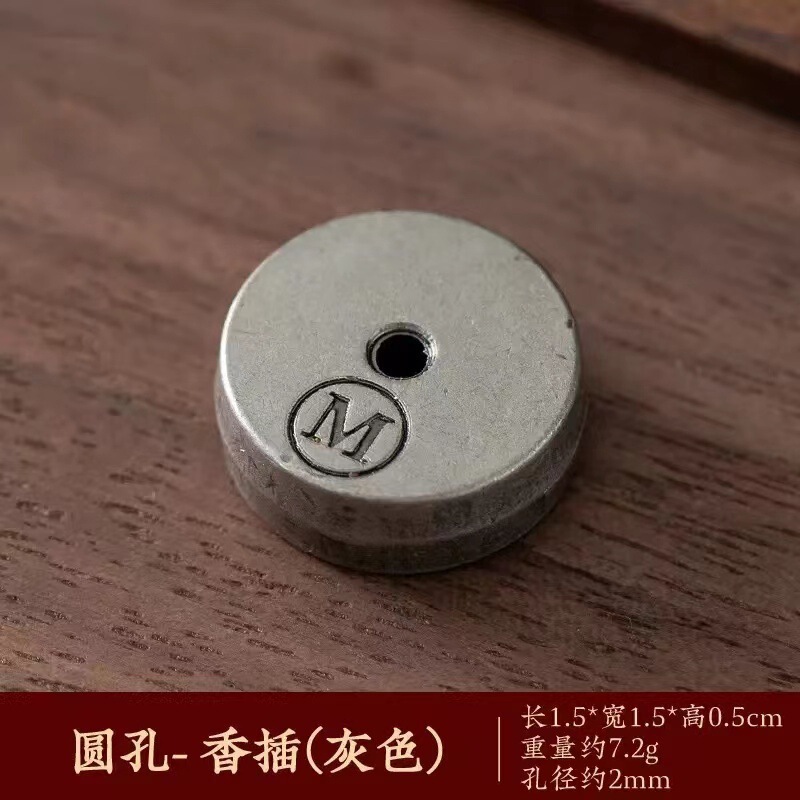 銅瓢箪香挿し九孔ミニ水滴香座亀禅意蓮花線盤香架拉香炉小部品|undefined