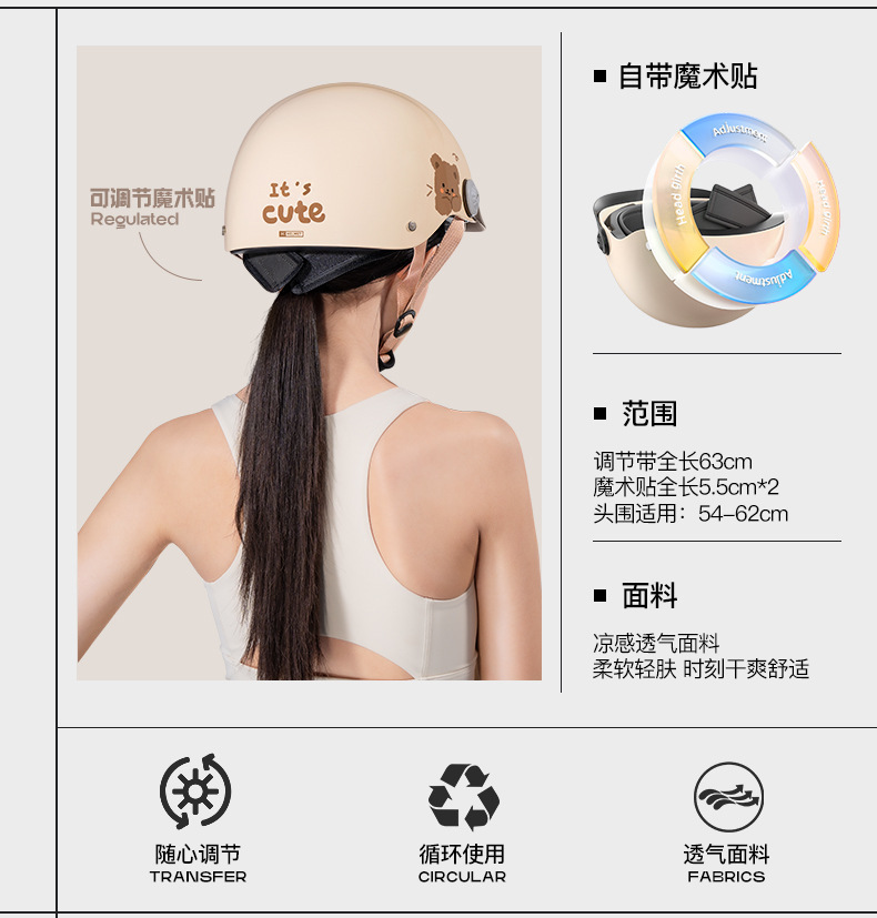 New National Standard Electric Vehicle Helmet for Men and Women, Summer Style Safety Helmet, Electric Motorcycle Sunshade, Sun Protection, Lightweight Half Helmet