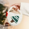 Christmas tree apple bag