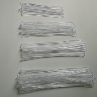 In stock PVC transparent lanyard luggage tag silicone lanyard multi-color hanging lanyard 15CM 17CM