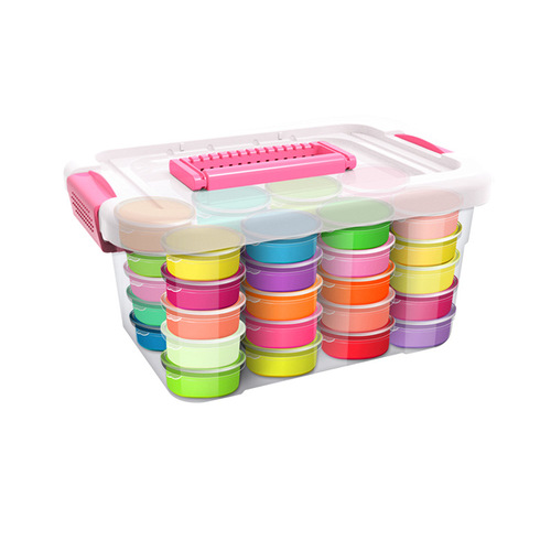 Factory wholesale children's super light clay 24 colors non-toxic colored clay clay wholesale modeling clay kindergarten handicraft toys 