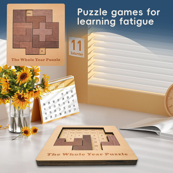 Cross-border new product permanent puzzle challenge calendar puzzle…