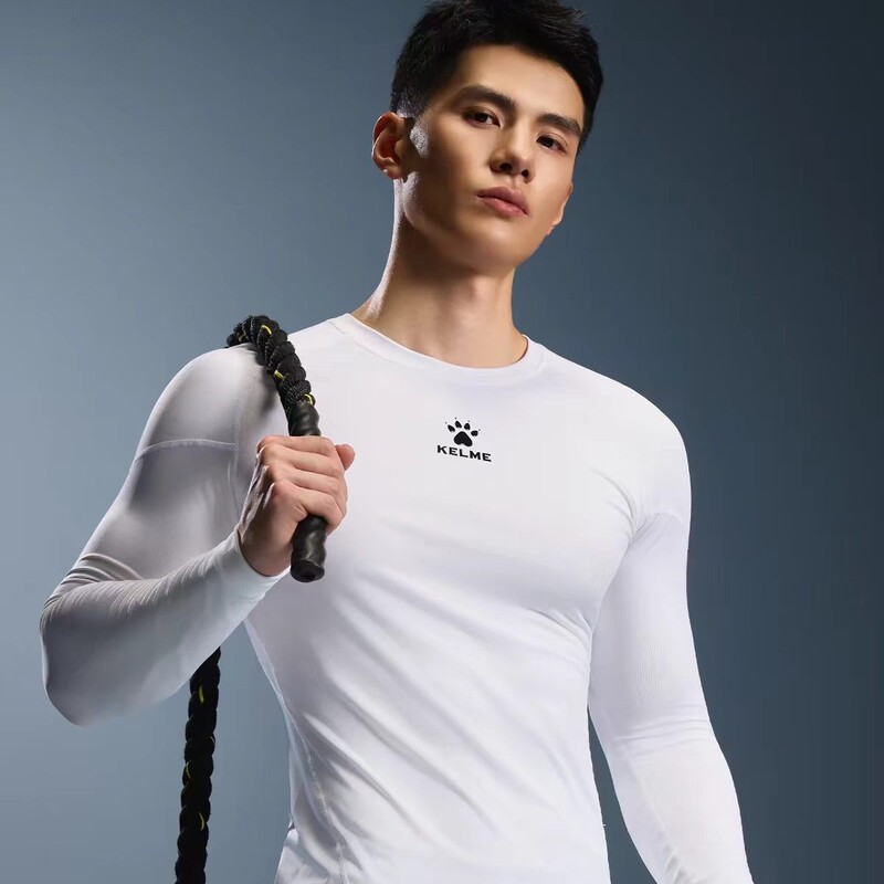 KEME adult sports long-sleeve football training quick-dry T-shirt running high-elastic base layer fitness shirt KEME adult sports long-sleeve football training quick-dry T-shirt running high-elastic base layer fitness shirt