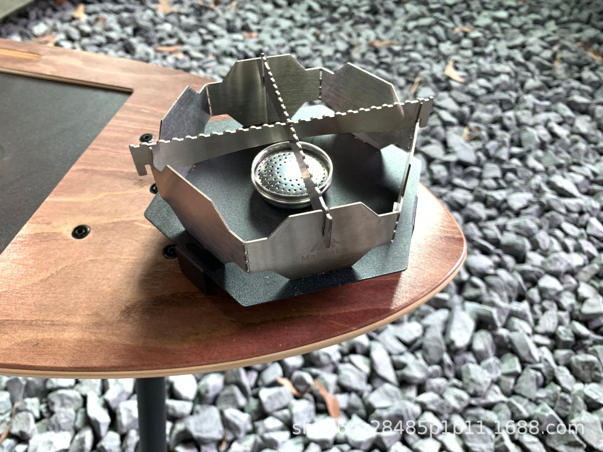 屋外飛魚テーブルキャンプ携帯多機能一体化茶台キャンプ炉付昇降折り畳みテーブル収納