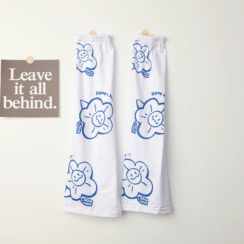 Summer gloves, megaphone, brand sleeves, silk cute protection sleeve solar-powered, Korean style, plus size