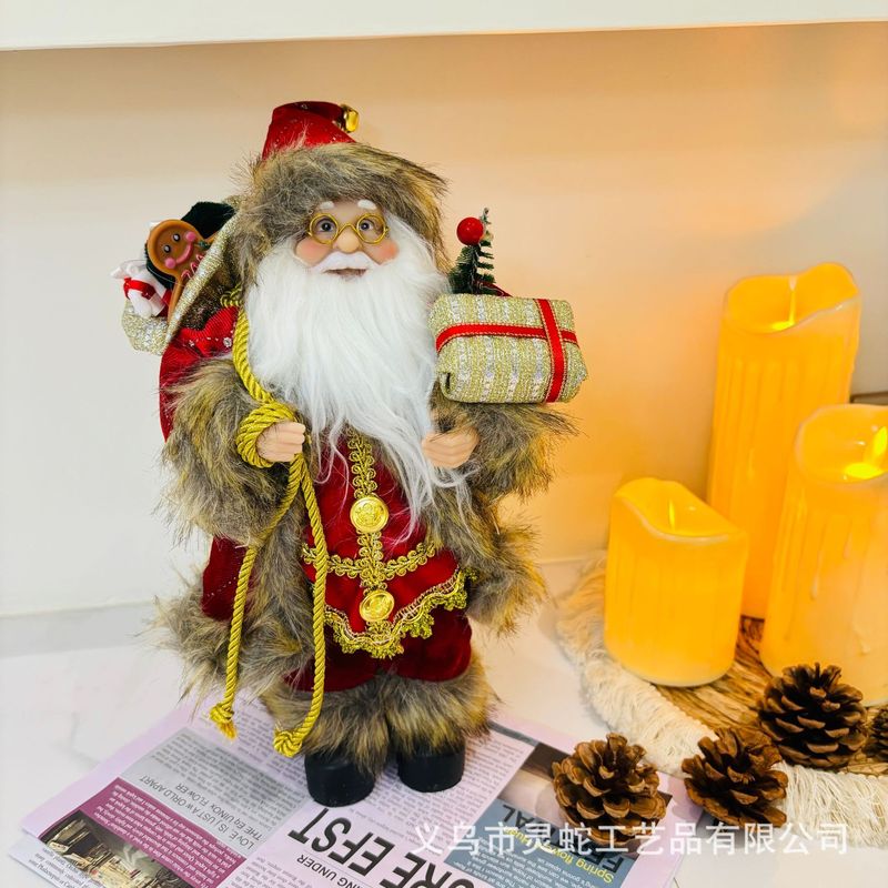 クリスマスサンタクロース生地サンタグレーベストクリスマス人形窓装飾装飾品メーカー卸売|undefined