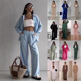 连衣裙;时尚休闲套装;女式T恤