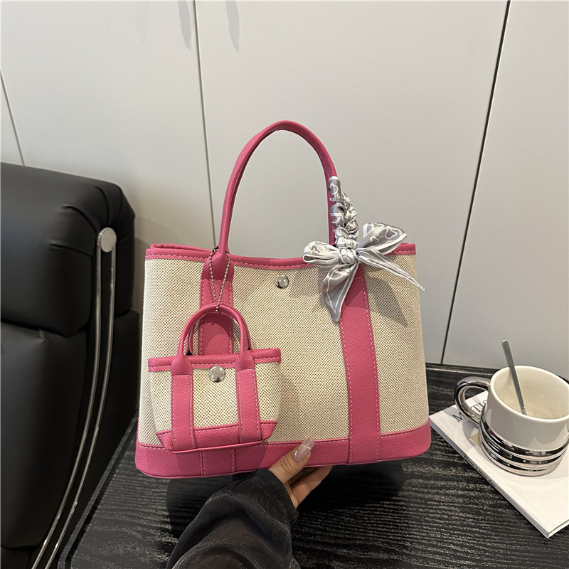2025 nuevo bolso de lona para mujeres gran capacidad sen-meng simple otoño hombro portátil bolso especial para estudiantes universitarios