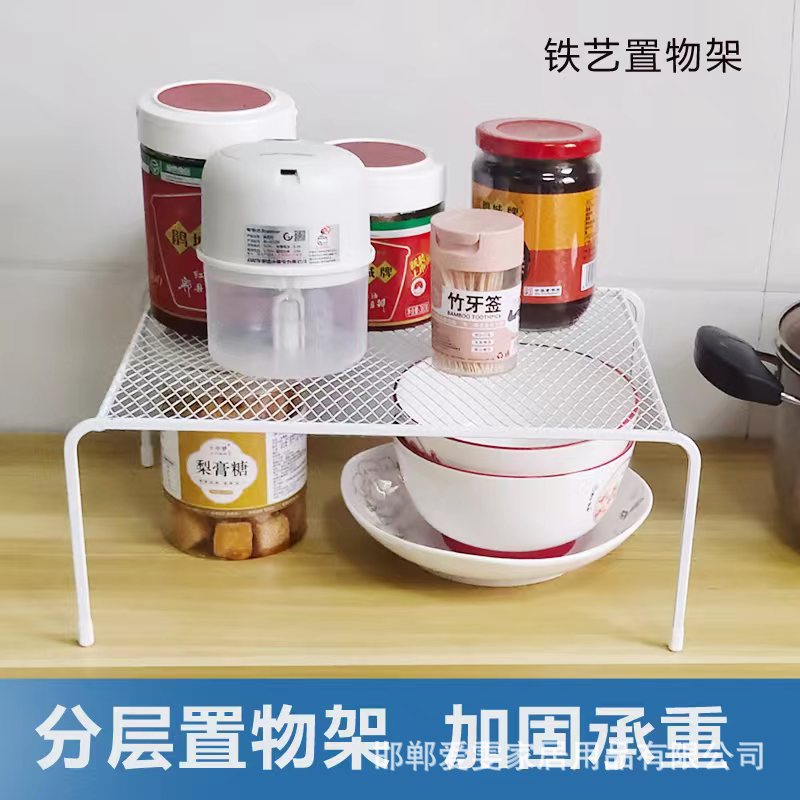 Estante de almacenamiento para cocina, organizador, escurridor de platos, escurridor de platos de doble capa, estante de almacenamiento de metal de fábrica