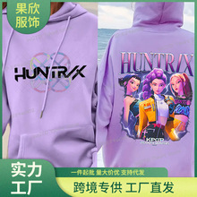 Kpop Demon Hunters Kids Clothes 2025 Hot Movie Print Men Wom