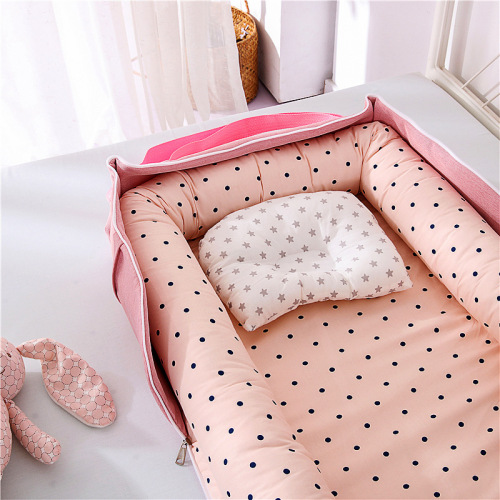 Cross-border baby bed, middle bed, newborn bio-mimetic uterus bed, bed, storage, molding pillow, bag-type baby bed