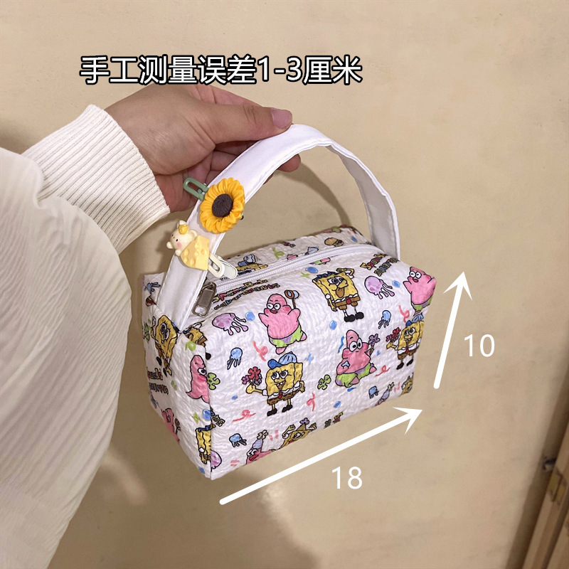 化粧品バッグコレクション猫便利な化粧品バッグ旅行トイレタリー収納袋立体ハンドバッグ大容量|undefined