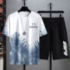 Blue set, with short sleeve