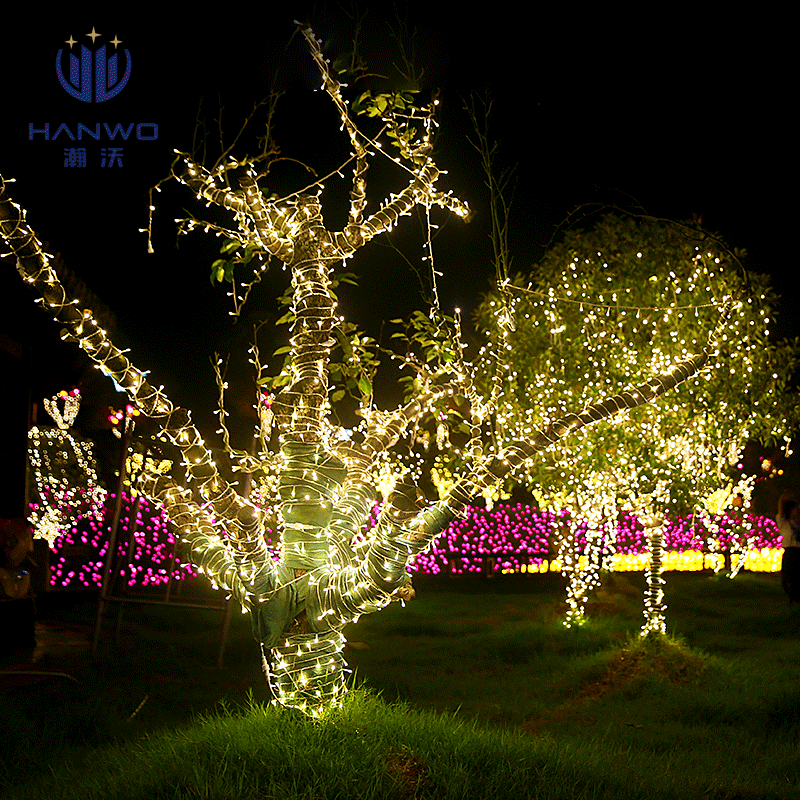 LED 크리스마스 장식 조명 야외 방비 별 조명 축제 조명 10 미터 별 분위기 깜박이는 조명 끈의 엄격한 선택