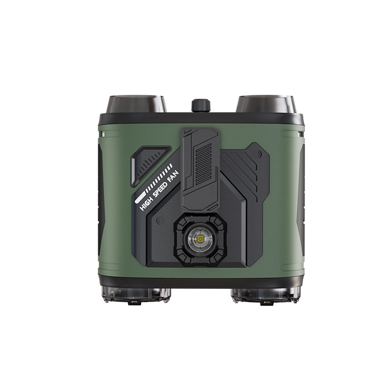 25 nuevo ventilador de cintura colgante, batería de larga duración, ventilador de campamento al aire libre, mini ventilador de cintura colgante portátil