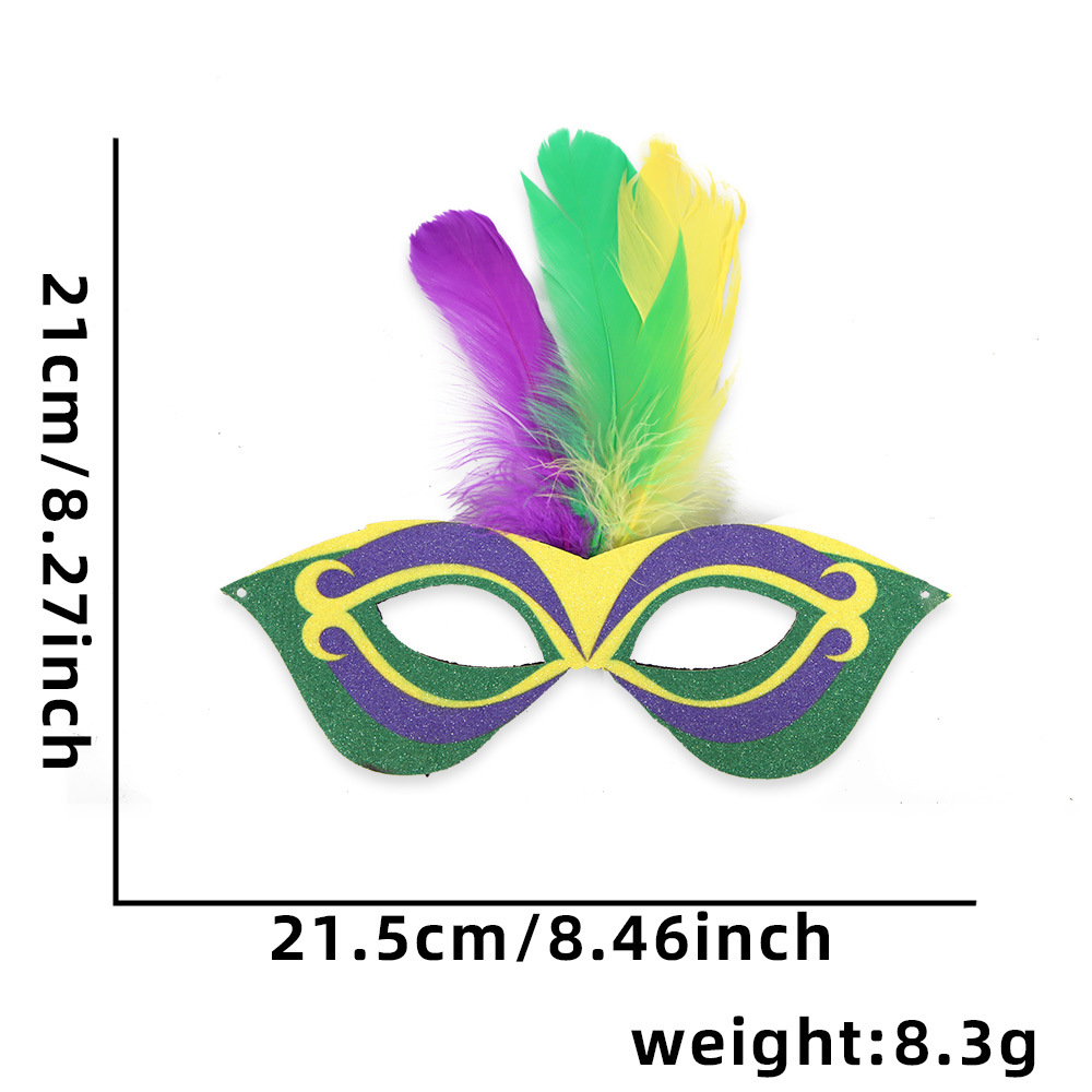 Carnival Eye Mask E (Plumas)
