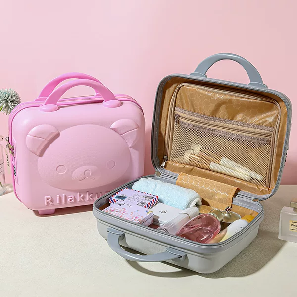 Student Cartoon 14inch New Style 3D Fashion Travel Storage Box Large Capacity Makeup Case for Traveling