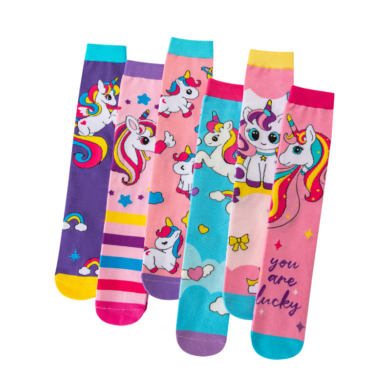 children's autumn cartoon knee socks