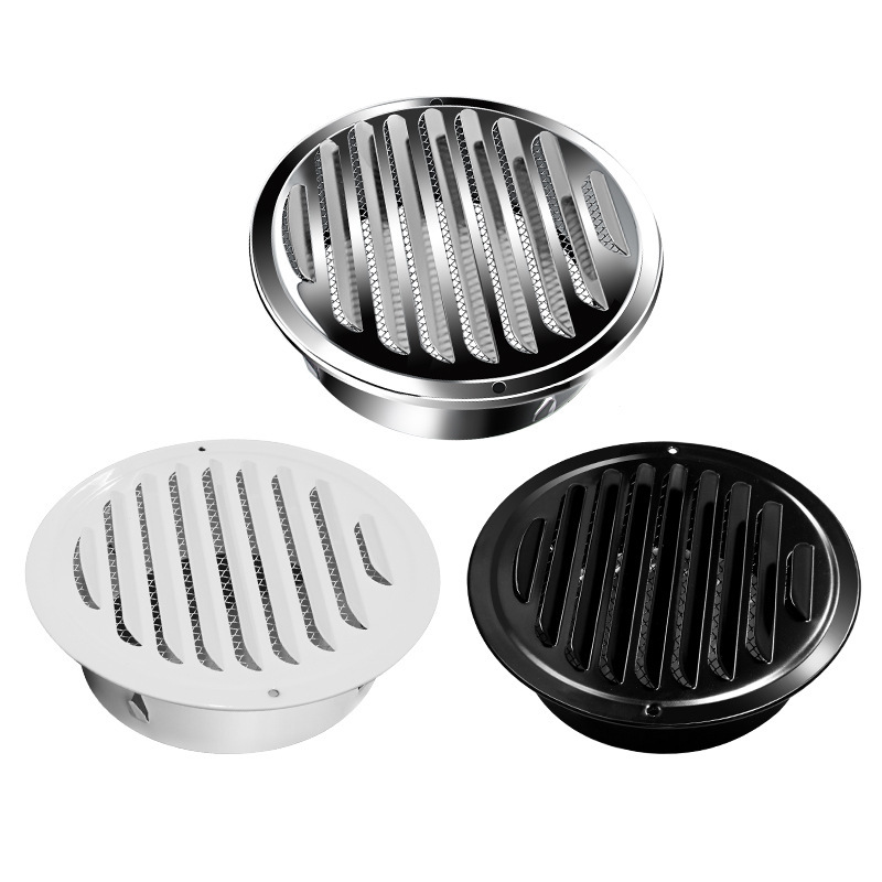 平头不锈钢风帽厨房油烟机排烟管外墙通风排风口室外防风罩出风口