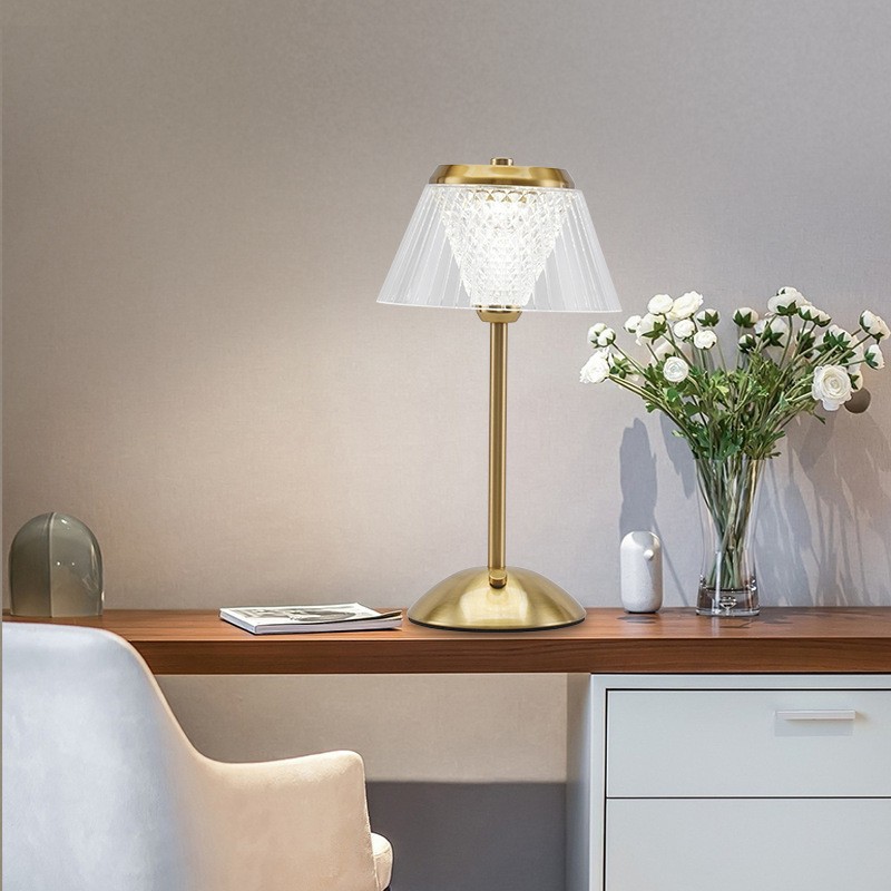 Creative retro LED bar travel table lamp for living room