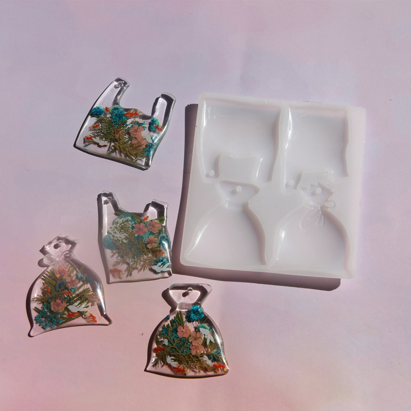 DIY 金魚ウォーターバッグ半立体接着剤モールドシリコーンシミュレーションマイクロ風景充填シリコーンミラーモールド Youyou|undefined