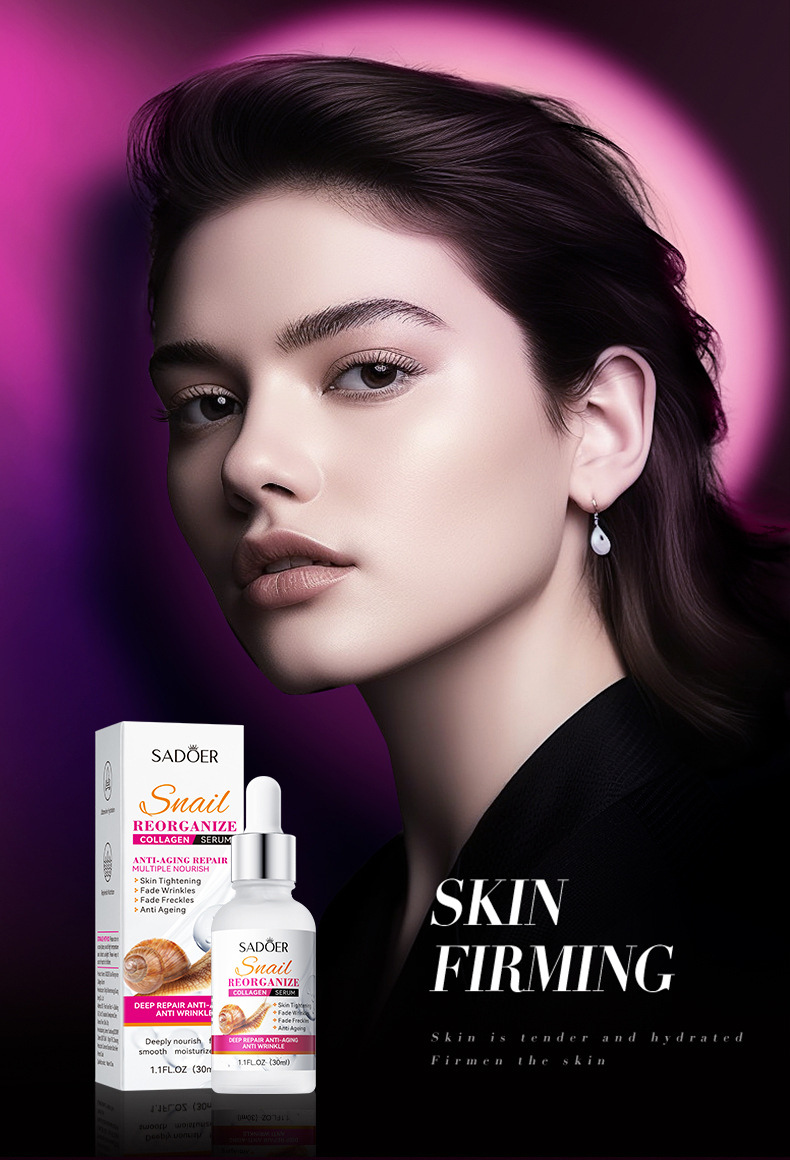 Solution d'essence de collagène d'escargot recombinant SADOER_voghion.com