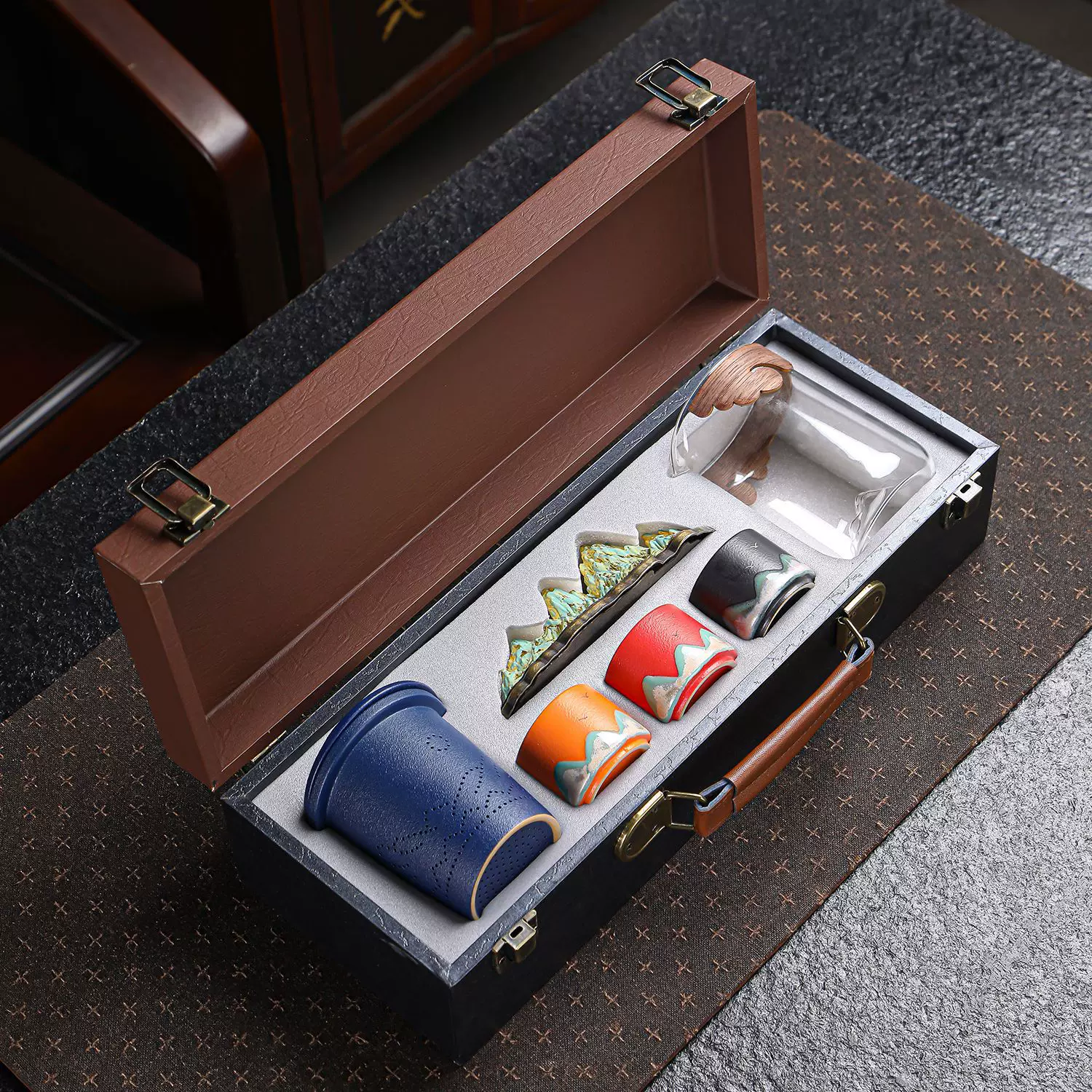 旅行茶具礼品套装公司企业活动银行地产开业高档商务伴手礼送客户