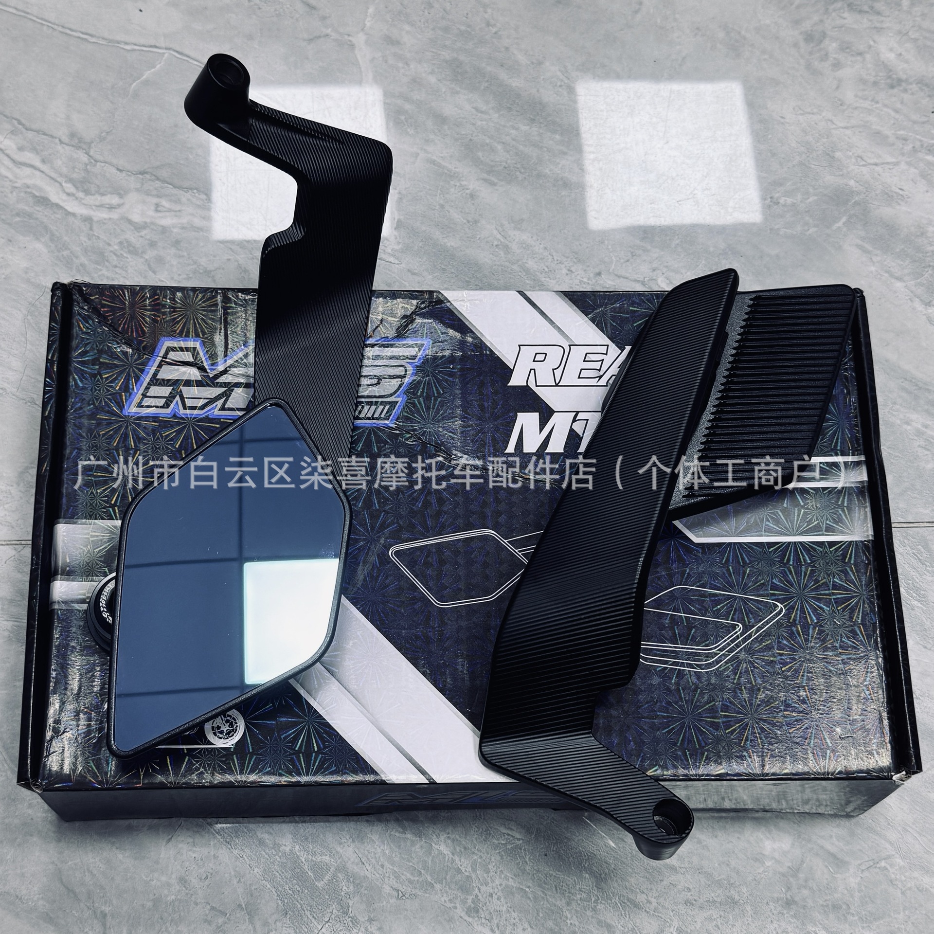 Suitable for No.9 M95/Nz/Mzmix/M85C Series F90 Electric Vehicle Motorcycle Fixed Wing Modified Rearview Mirror