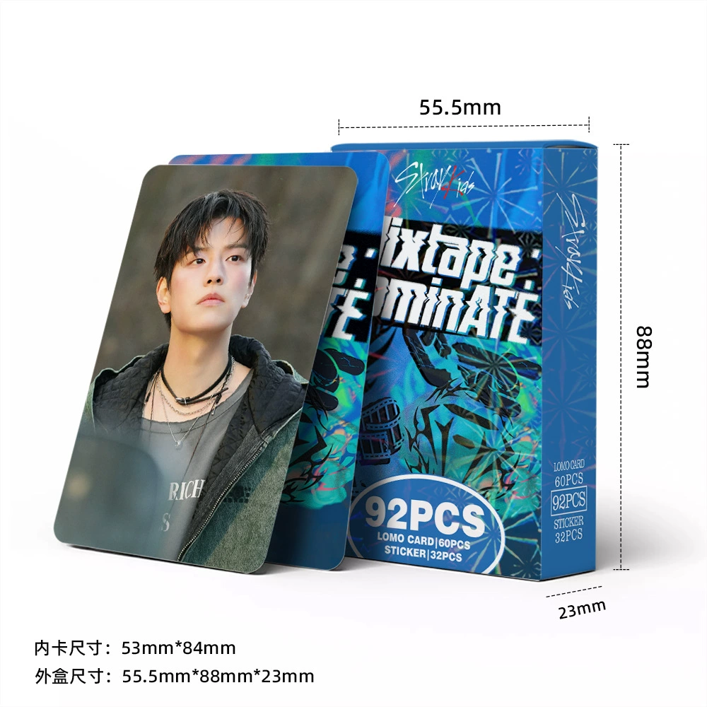 Spot 92 карт STRAYKIDS одиночный альбом Mixtape dominATE фото фото карта LOMO карта