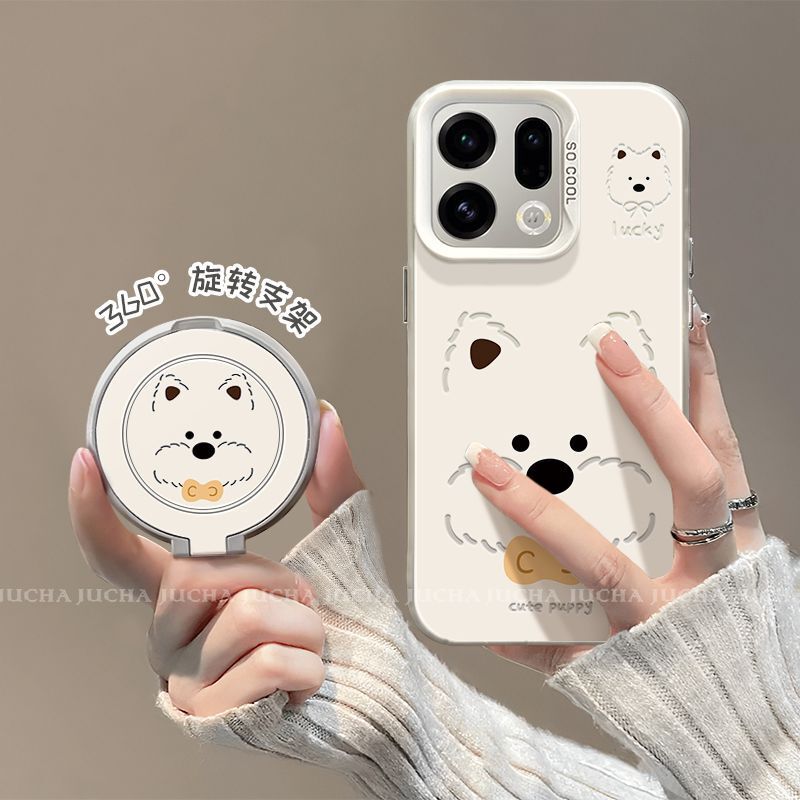 Suitable for Line West Highland Oppofindx9Pro Mobile Phone Case Artistic Niche Oppofindx8 Non-Colliding Model X