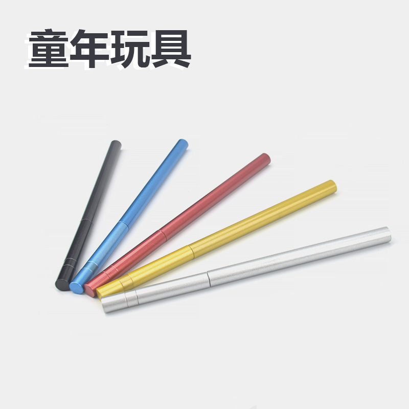 8090後童年經典懷舊玩具鋅合金噼啪筒連發玩具五色可選