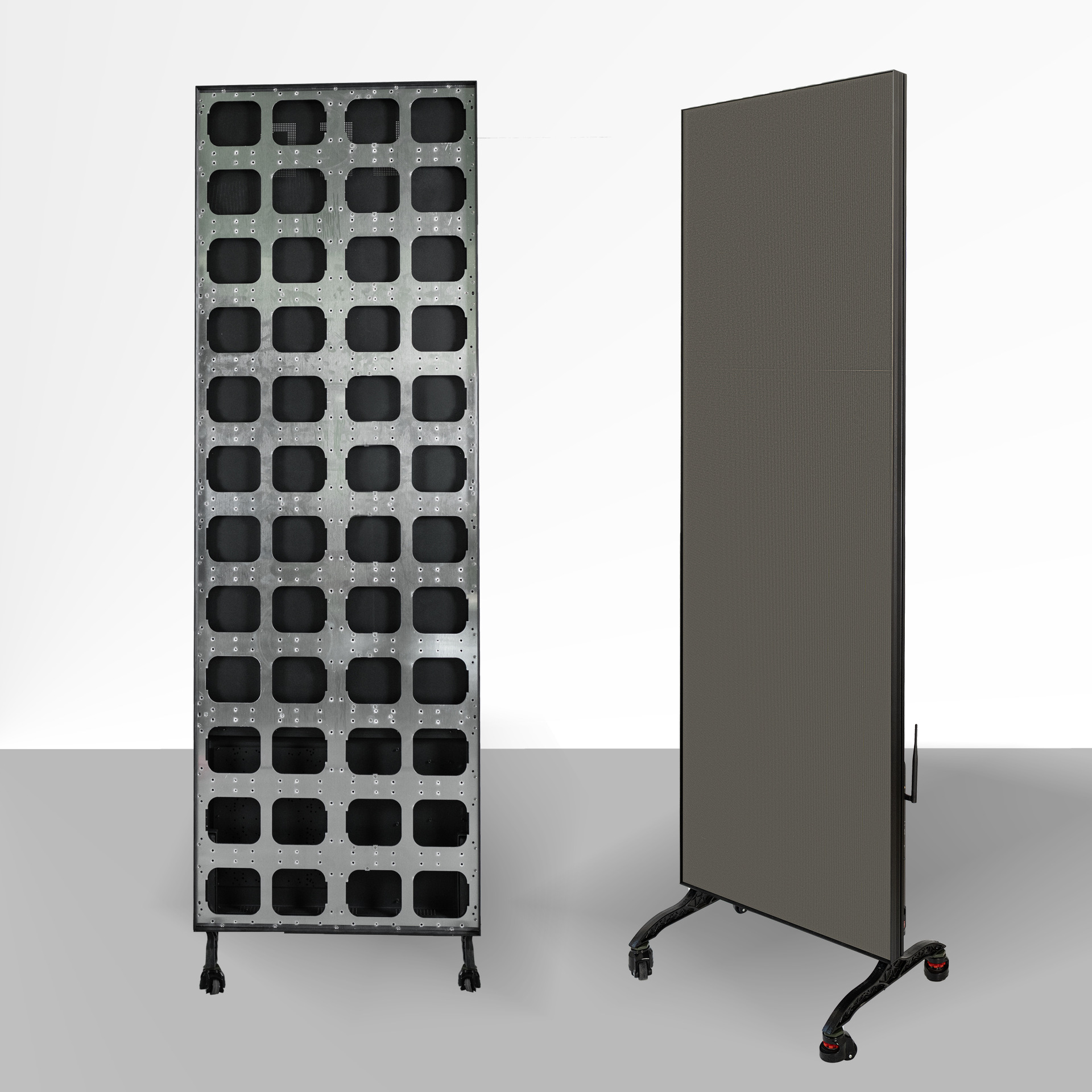 Pantalla de cartel LED marco de máquina de publicidad material de cubierta gran descuento soporte de profundidad personalizada pantalla HD