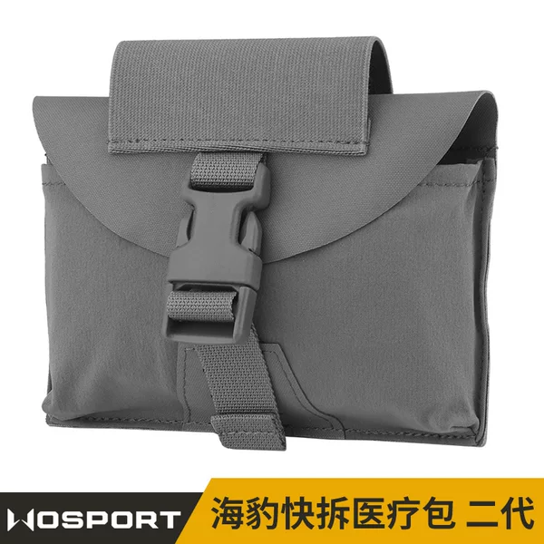 Wosport Seal Quick Release Medical Bag Second Generation Tactical Medical Bag Waist Bag Molle Multi-Functional First Aid Bag