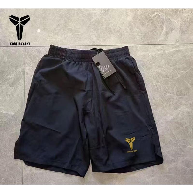 Golden Black Mamba American-Style Woven Quick-Dry Sports Shorts for Men, Fitness Basketball Casual Shorts, Summer Durable Quarter-Length Shorts