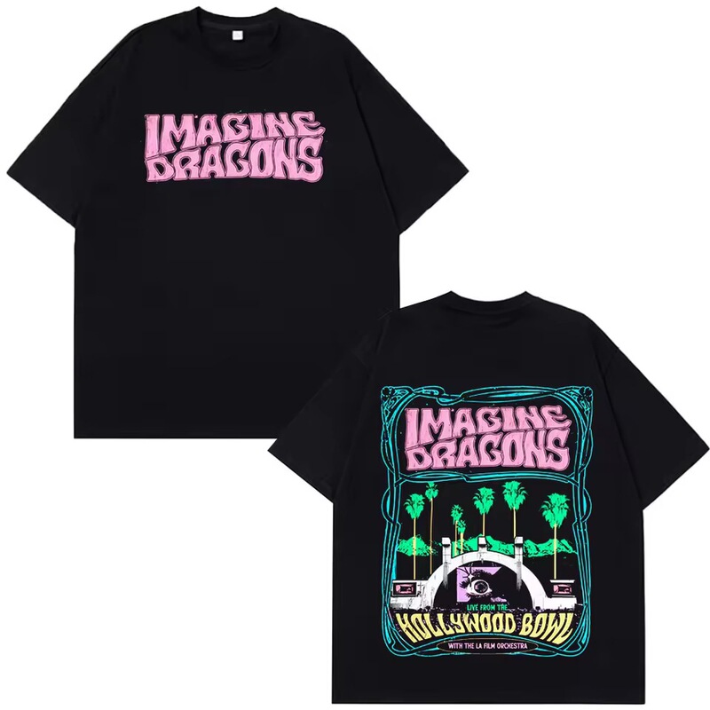 Dream Dragon Weaving Machine World Tour 2025 Merchandise T-Shirt Unisex Fashion Retro T-Shirt Summer Loose Casual Aesthetic