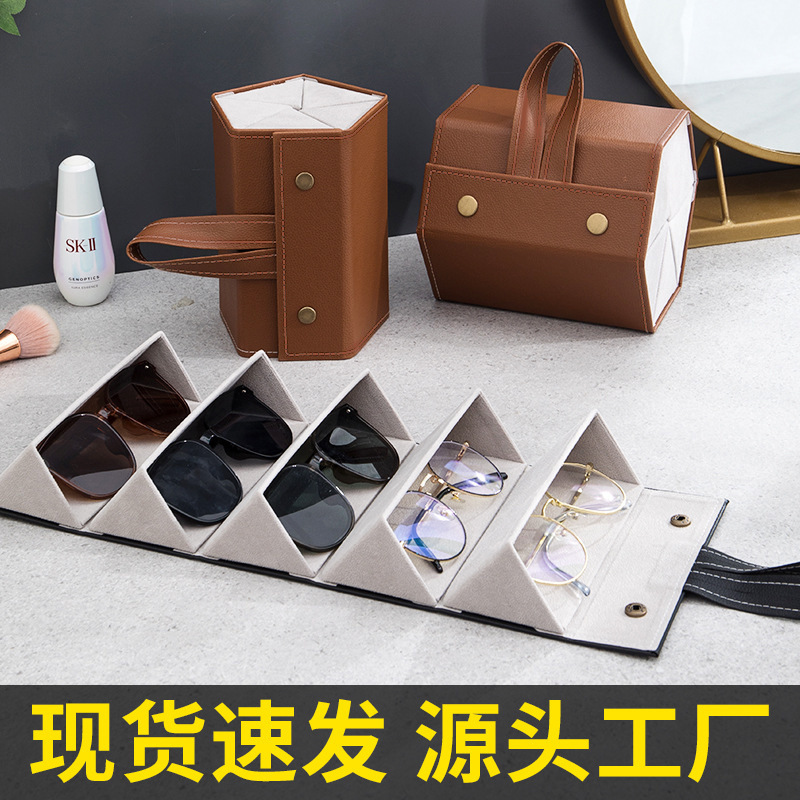 Foldable Glasses Case Travel Travel Port...