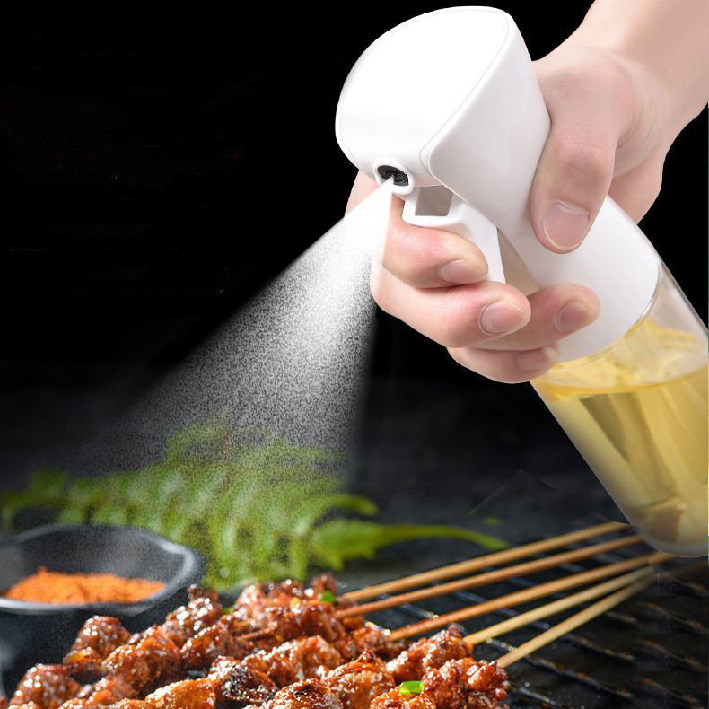 厨房玻璃喷油瓶家用空气炸锅高压雾化食用油喷雾喷油壶按压喷油瓶