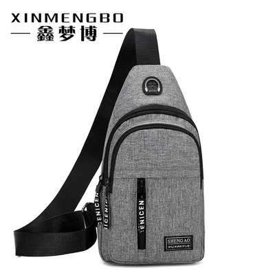 胸包男士背包2022新款胸包休闲运动旅游胸前包单肩斜挎包厂家批发