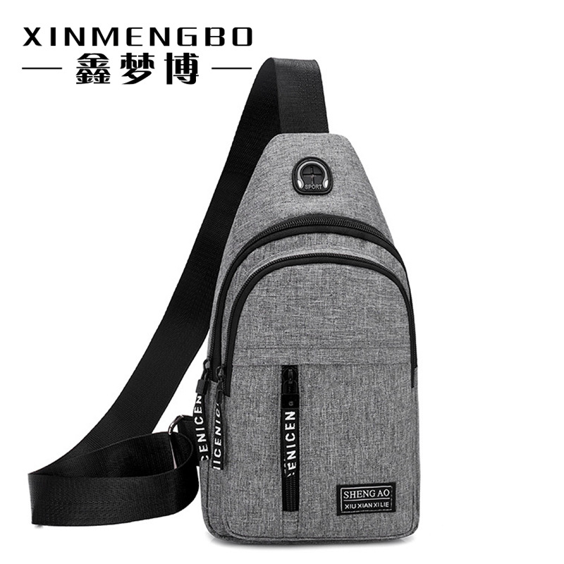胸包男士背包2022新款胸包休闲运动旅游胸前包单肩斜挎包厂家批发