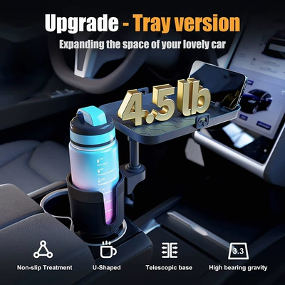 Tray Holder Water Cup Holder, Car cup holder/beverage holder