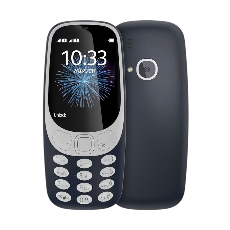 Cross-Border Elderly Mobile Phone 3310, Ultra-Long Standby, Affordable Phone for Elderly Students, Non-Smartphone, Factory Price