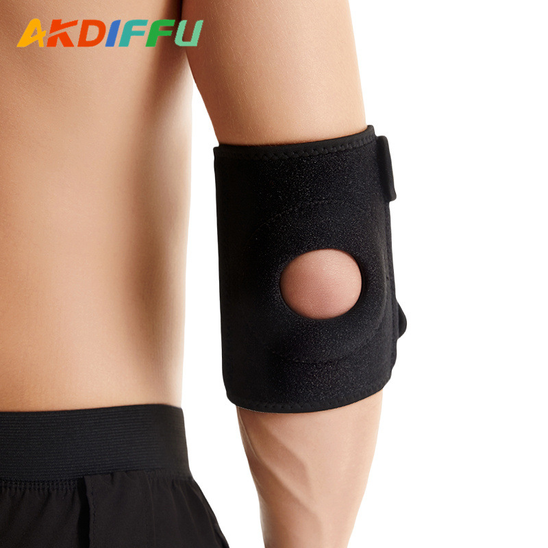 Nuevo soporte de codo deportivo ajustable, soporte de hoja de aluminio, protección de brazo transpirable, junta de carrera de bádminton, protección de cinturón de presión