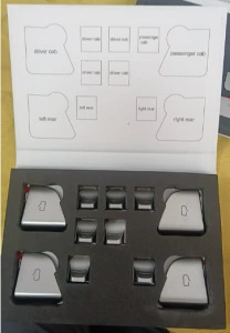 Suitable for Tesla's New Model Yl/3Y Door Window Lift Button Set Juniper Original Car Protective Sticker (Other Automotive Interior Supplies) - renewed-y3yl-window-and-door-button-11-piece-set-electroplated-silver