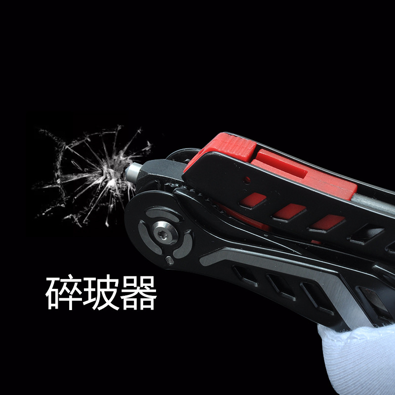 SQ Shunquan multi-funcional al aire libre herramienta portátil Alicates con interruptor de vidrio