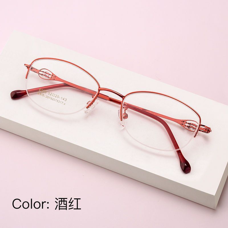 女性用近視および老眼一体型メガネ、遠近両用の累進多焦点メガネ、高精細、超軽量、抗青色光放射老眼鏡|undefined
