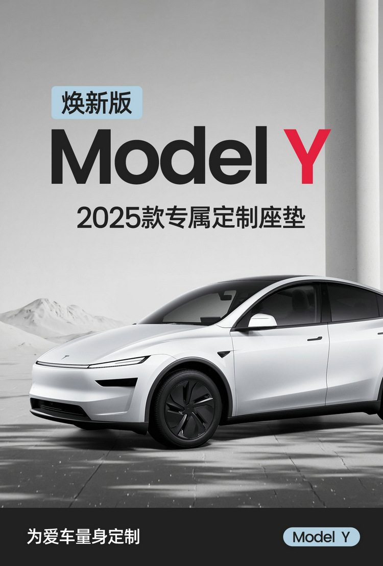 25 New Tesla Model Y Special Car Models with Five-Seater Full Leather Seat Cushions and All-Season Full-Cover Seat Covers