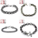 厂家批发S925纯银饰品长城纹复古泰银项链 8mm粗个性霸气男款银链