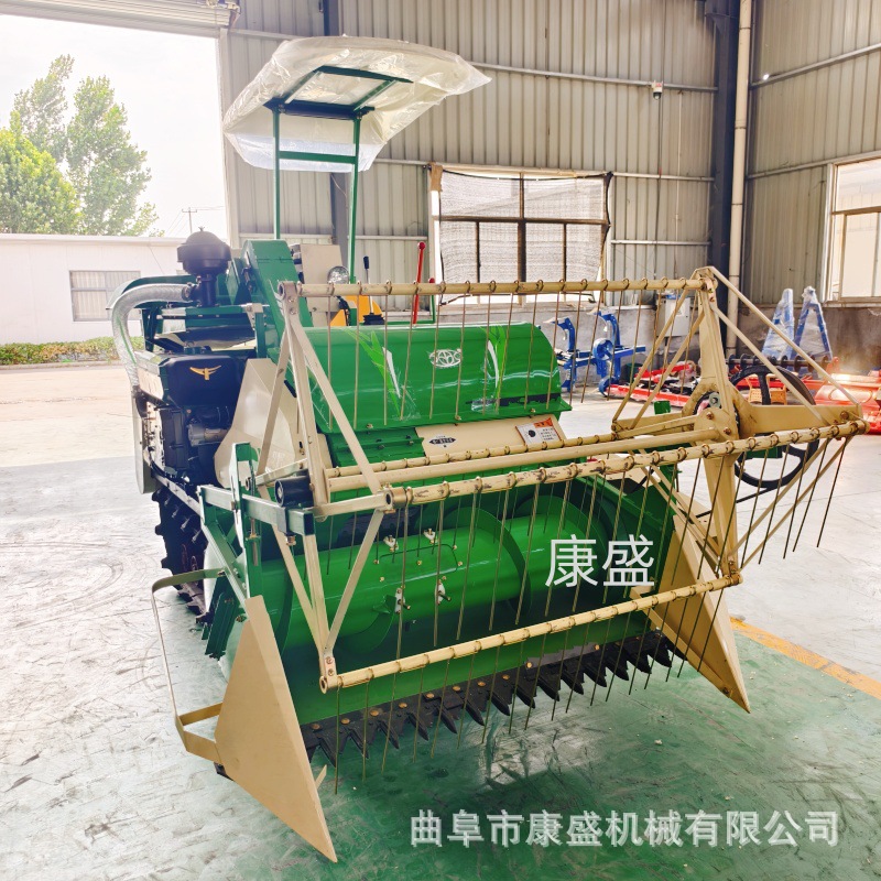 厂家现货直发小型25马力稻麦大豆联合收割机小地块水旱两用