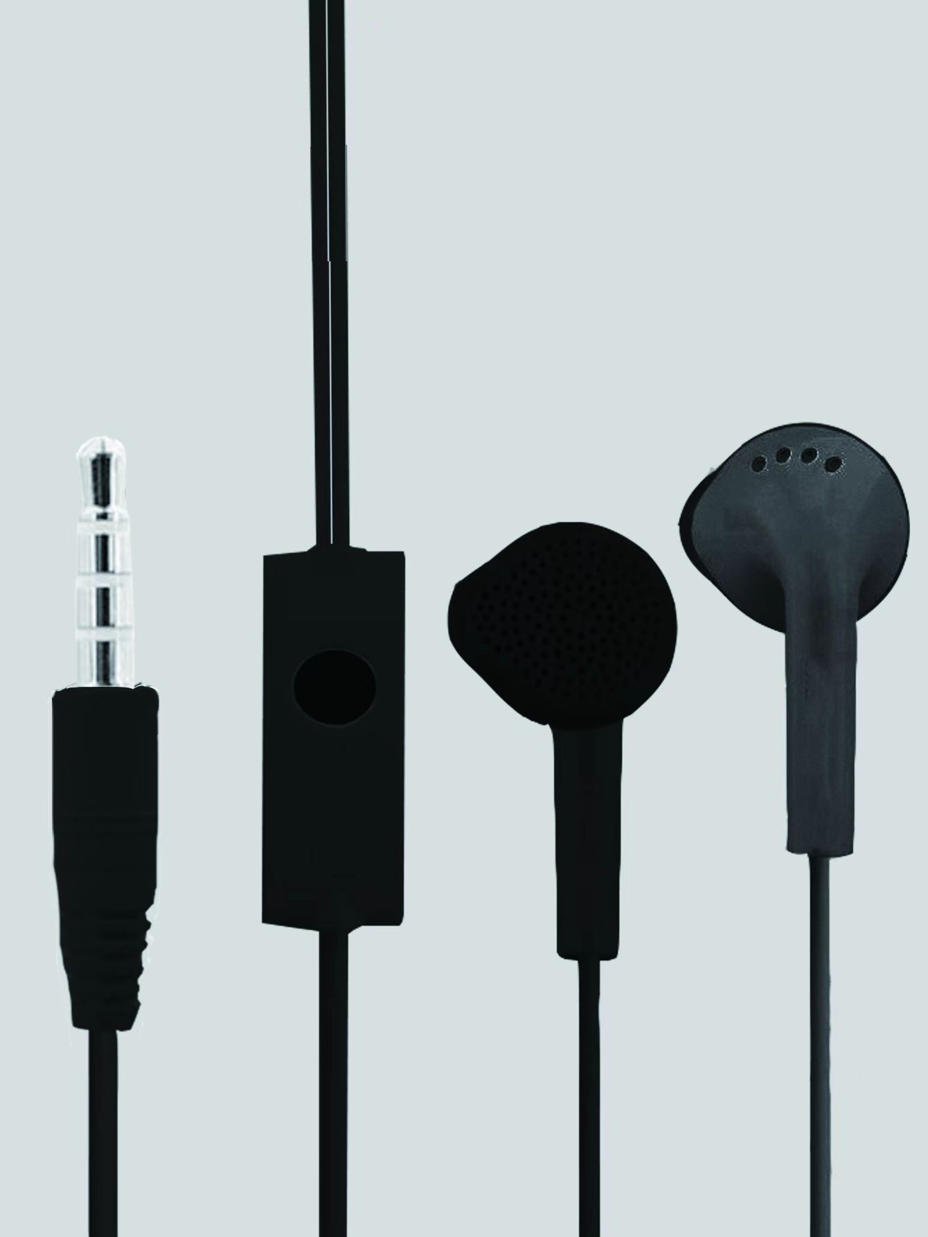 Adecuado para Samsung original S5830 auricular teléfono móvil control de cable C550 con micrófono auricular EHS61 altavoz magnético blanco 3,5mm